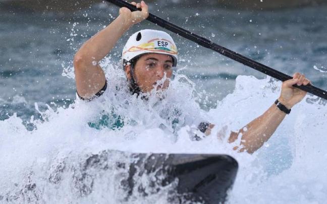 Maialen Chourraut, en una prueba anterior. Maialen Chourraut, en una prueba anterior.