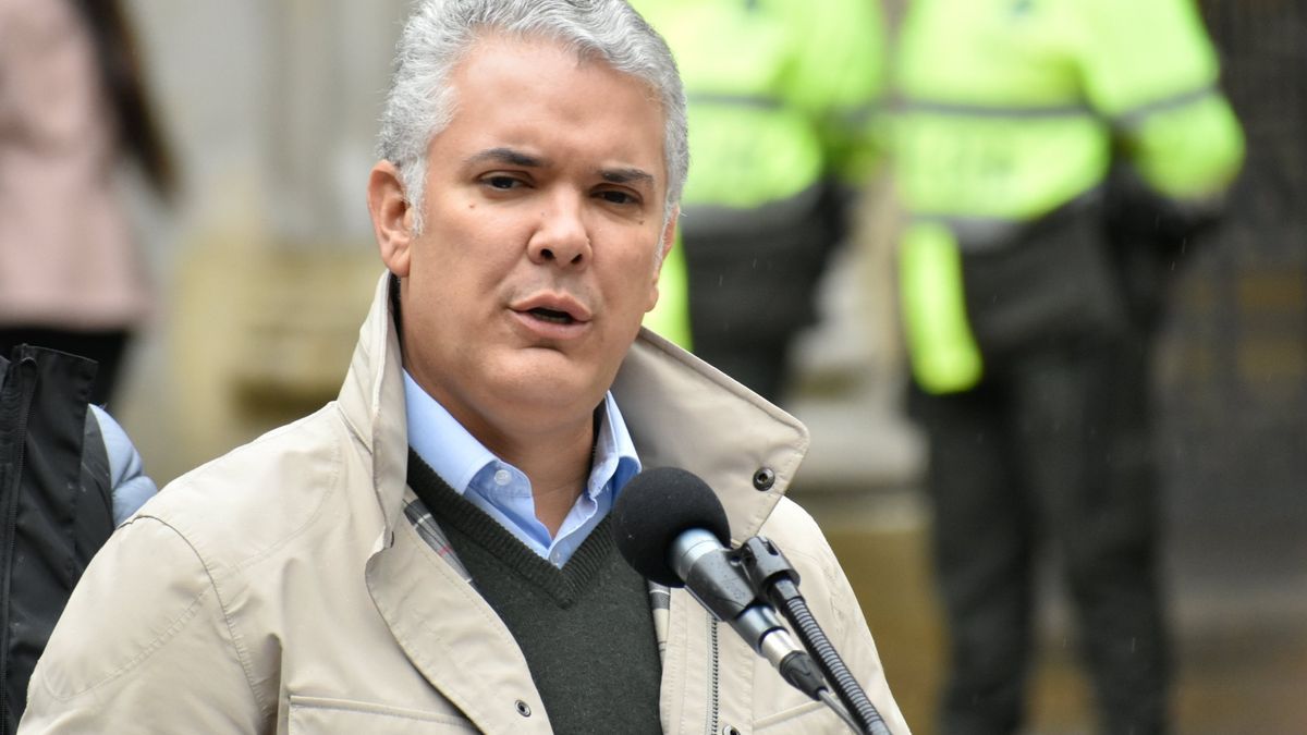 El actual presidente de Colombia Iván Duque.