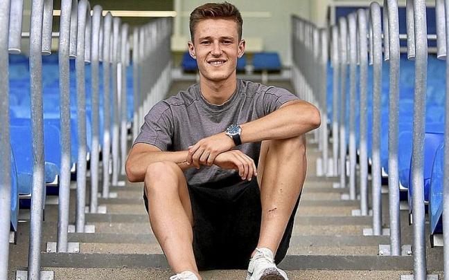 Beñat Turrientes, en las instalaciones de Zubieta.