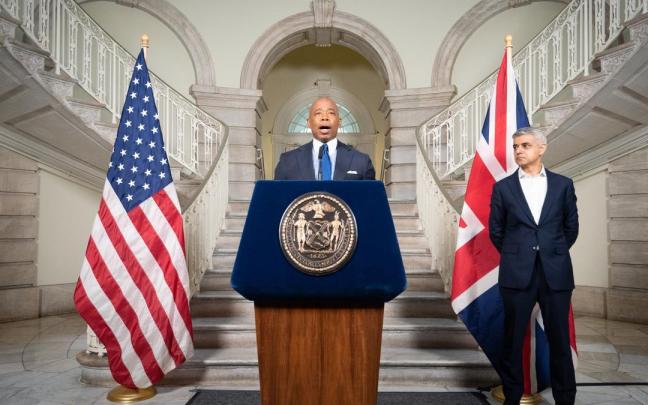 El alcalde de Nueva York.