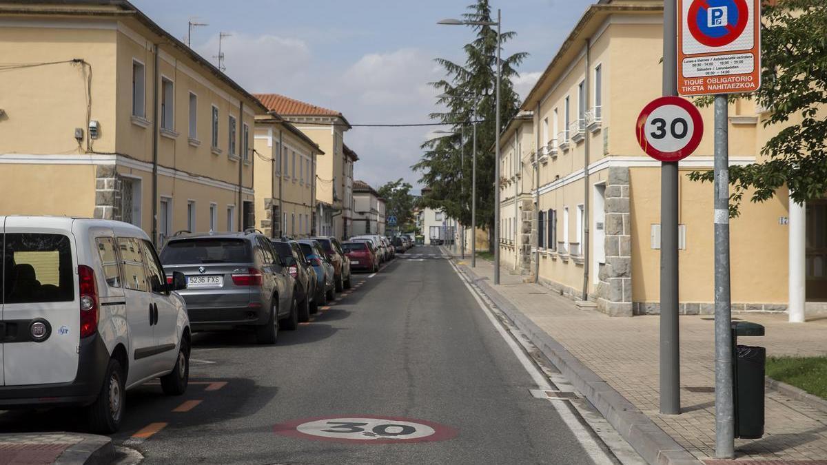 Zona de Estacionamiento Regulado en la Txantrea