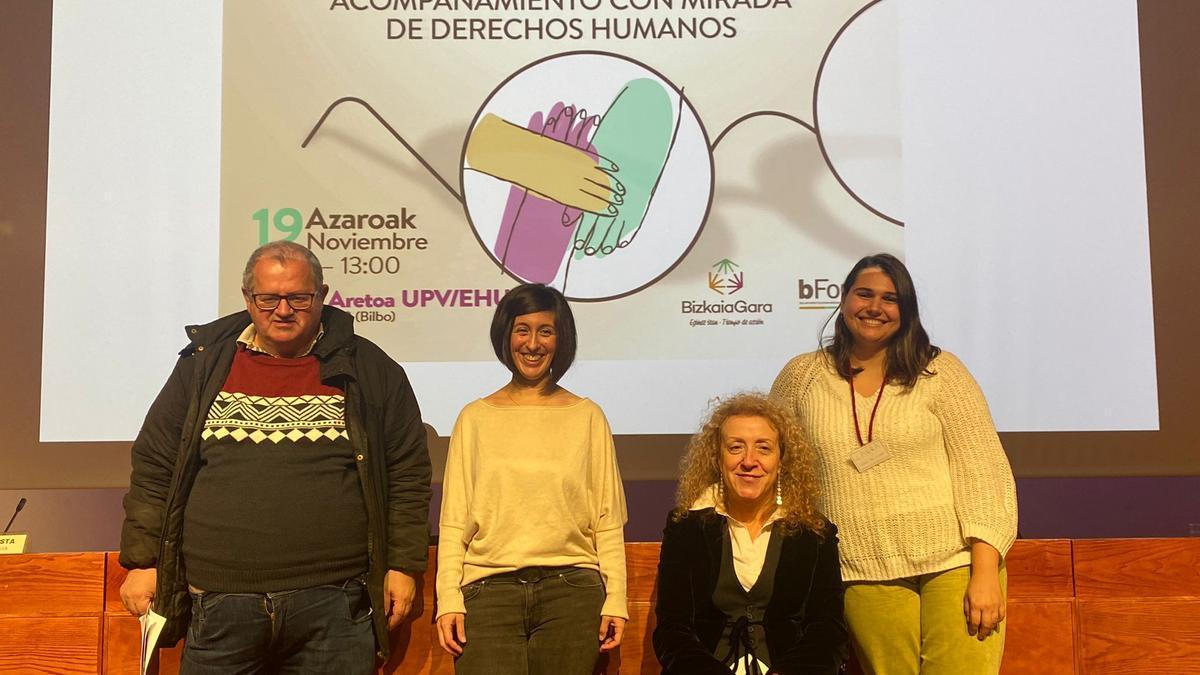 Varios participantes en las jornadas 'Acompañamiento con mirada de derechos humanos'.