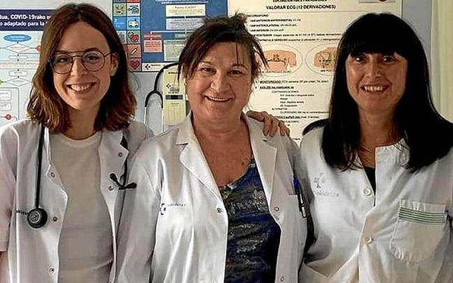 Las pregoneras de las Fiestas de La Encina de Artziniega. Las pregoneras de las Fiestas de La Encina de Artziniega.
