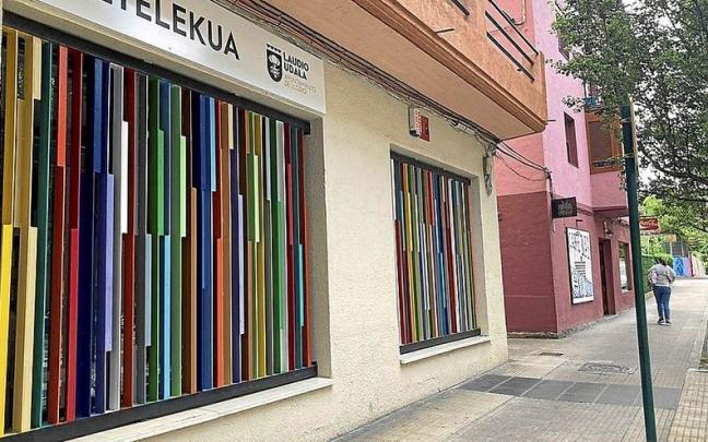 Exterior del Gazteleku municipal de Laudio en el barrio de Ugarte.