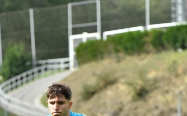 Pablo Mar&iacute;n, en Zubieta.