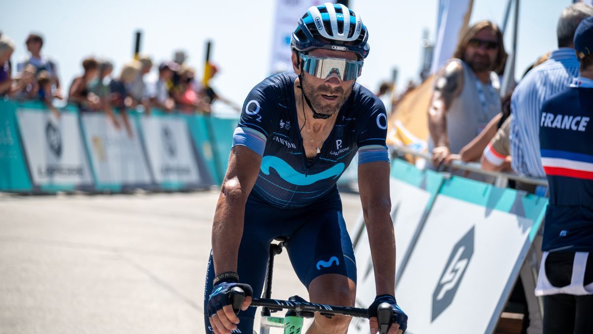 El ciclista Alejandro Valverde, en una imagen de archivo.