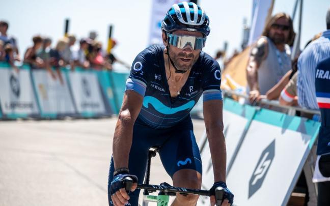 El ciclista Alejandro Valverde, en una imagen de archivo. El ciclista Alejandro Valverde, en una imagen de archivo.