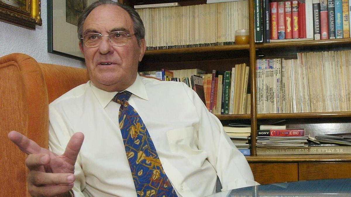 Jose Javier Viñes, durante una entrevista en 2006