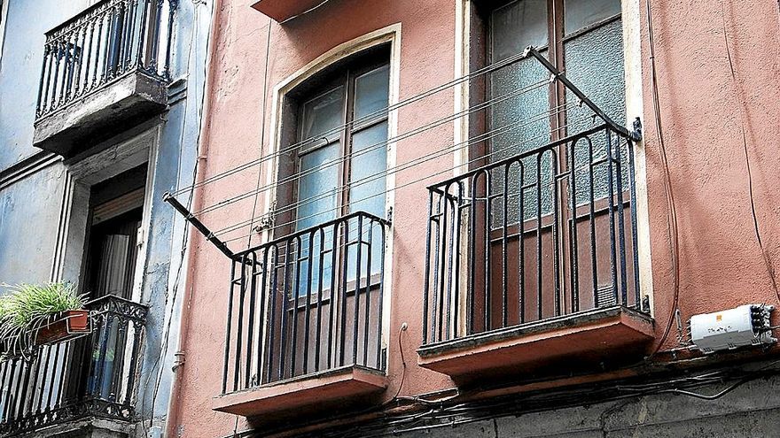 Una vivienda de la parte vieja de Tolosa.