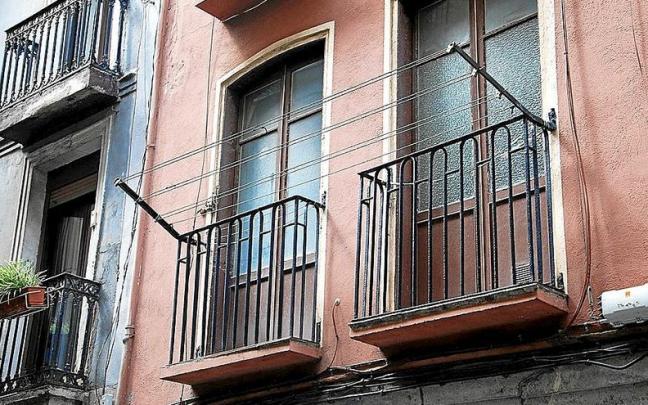 Una vivienda de la parte vieja de Tolosa.