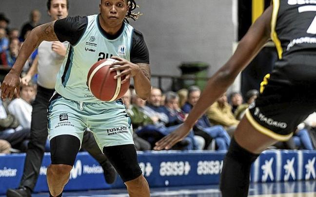 Joy Adams, en el encuentro ante el Movistar Estudiantes. | FOTO: N.G.