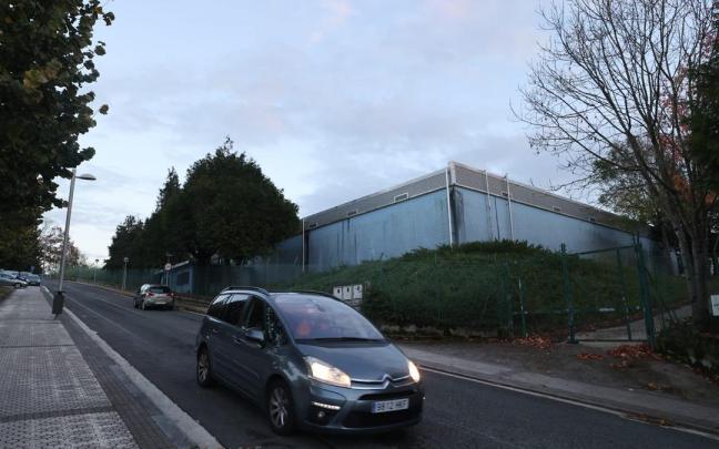 Parcela del depósito del camino de los Pisos en Aiete.