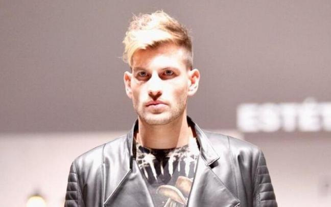 Andoni Rico, durante la pasarela Gasteiz On