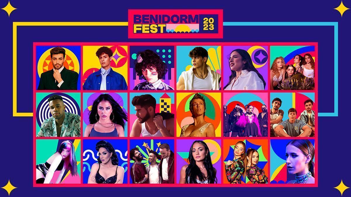 Semifinalistas del Benidorm Fest 2023.