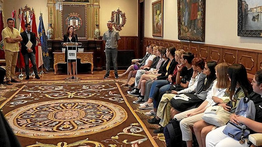 Visita de los alumnos de Erasmus de Corazonistas