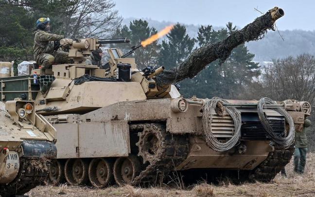 Tanques Abrams M1. Tanques Abrams M1.