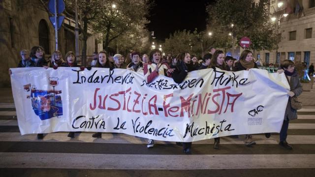 Manifestación contra la violencia machista. Manifestación contra la violencia machista.