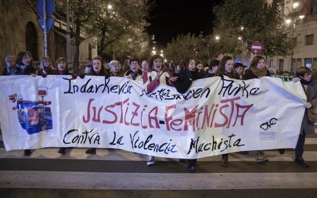 Manifestación contra la violencia machista. Manifestación contra la violencia machista.