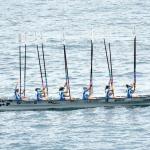 Arraun Lagunak, en una regata de esta temporada.