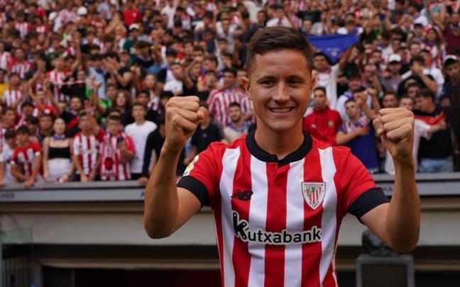 San Mam&eacute;s ha dado de nuevo la bienvenida este domingo a Ander Herrera