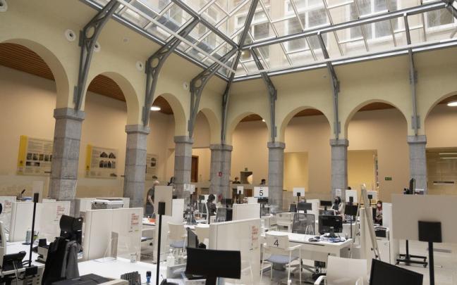 Oficina de extranjer&iacute;a de Bilbao.