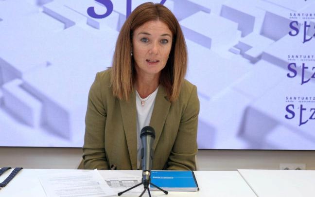 La concejala Itziar Carrocera, en la presentación.