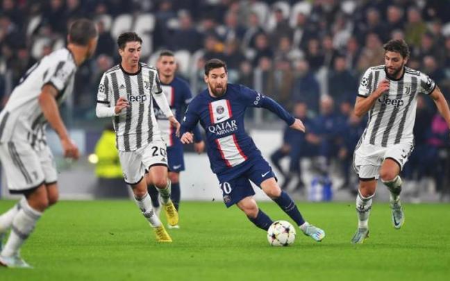 Un lance del Juventus-PSG jugado este miércoles en Turín. Un lance del Juventus-PSG jugado este miércoles en Turín.