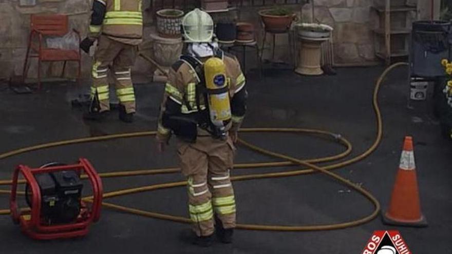 Actuación de los bomberos de Gasteiz esta tarde de miércoles