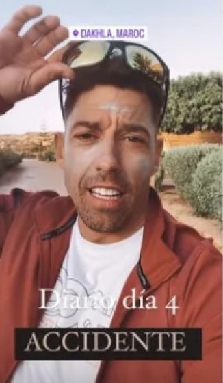 Adrián Lastra cuenta su accidente haciendo kitesurf.