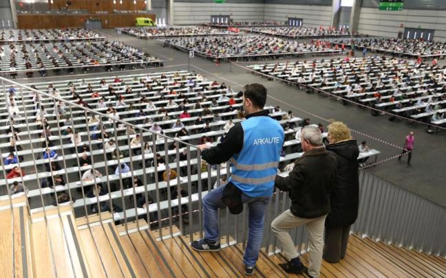 Las pruebas del proceso de selecci&oacute;n para polic&iacute;a local en Euskadi.