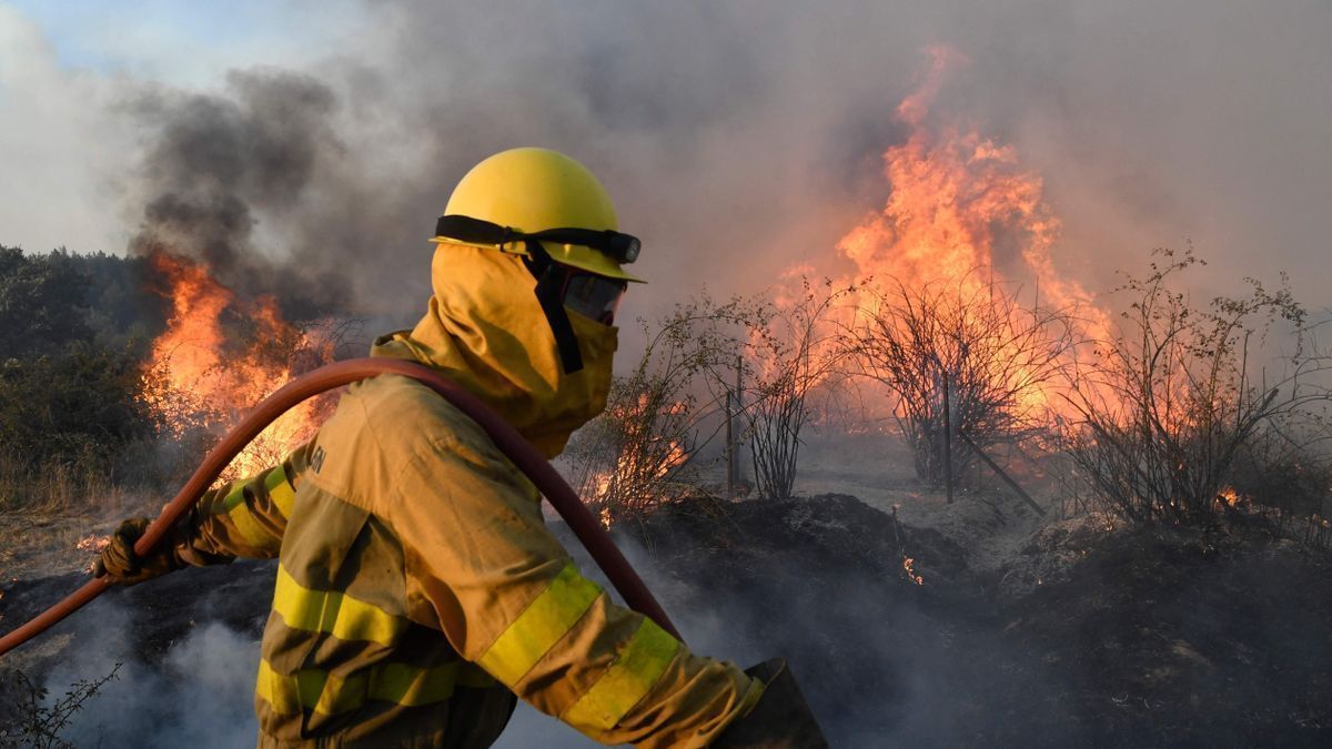 Se teme que las llamas hayan calcinado más de 10.000 hectáreas desde el domingo.