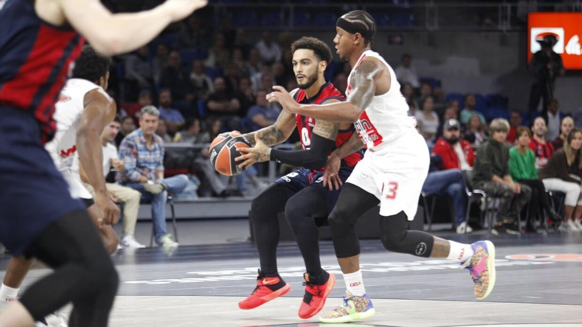 Markus Howard, durante el partido ante el Olympiacos