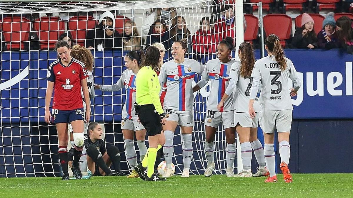 La jugadora número 18 del Barça, Geyse Ferreira, cuya alineación indebida denuncia Osasuna.