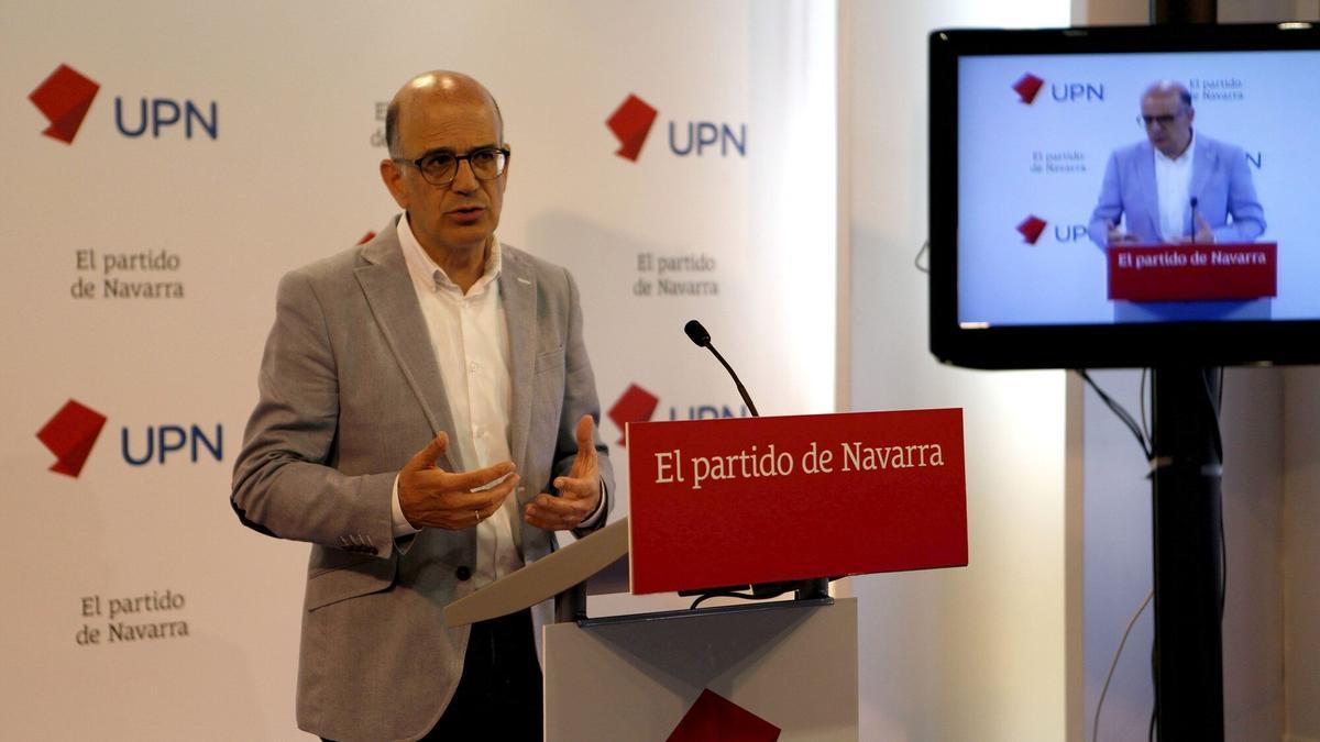 El senador de UPN, Alberto Catalán.