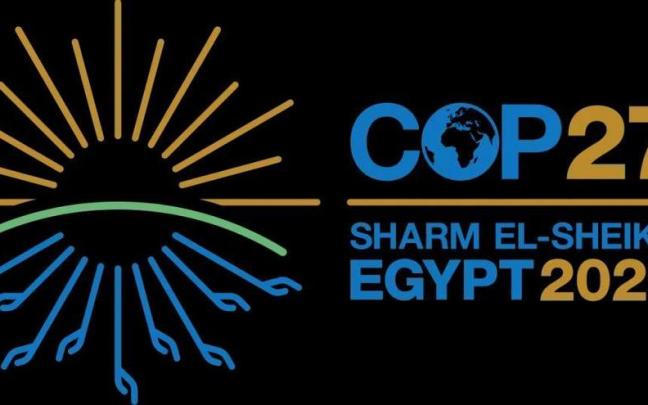 Logotipo de la cumbre clim&aacute;tica de Egipto