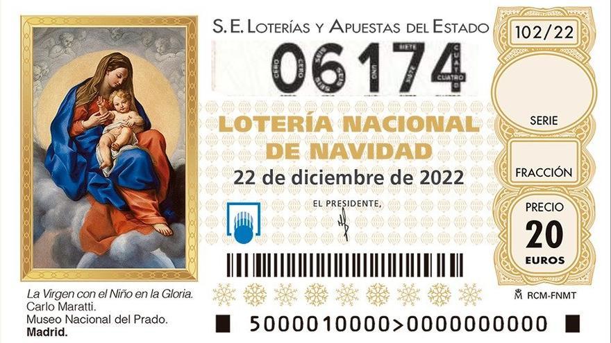 Decimo para la lotería de Navidad de 2022 con el 'número mágico'.