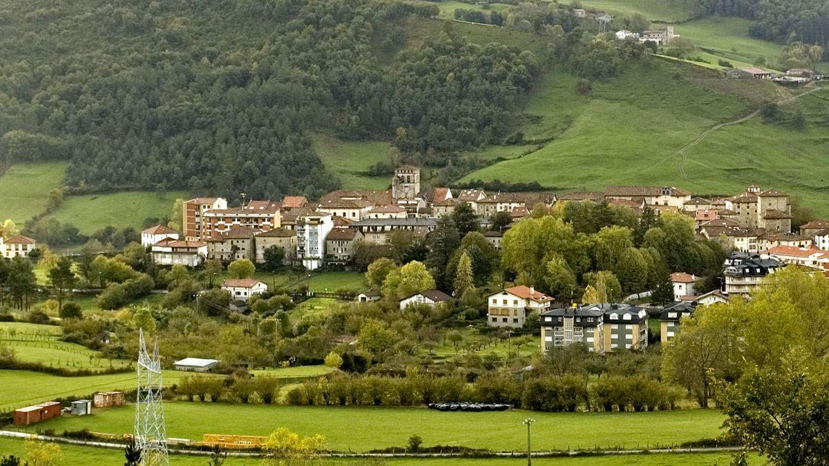 Vista panorámica de Artziniega.