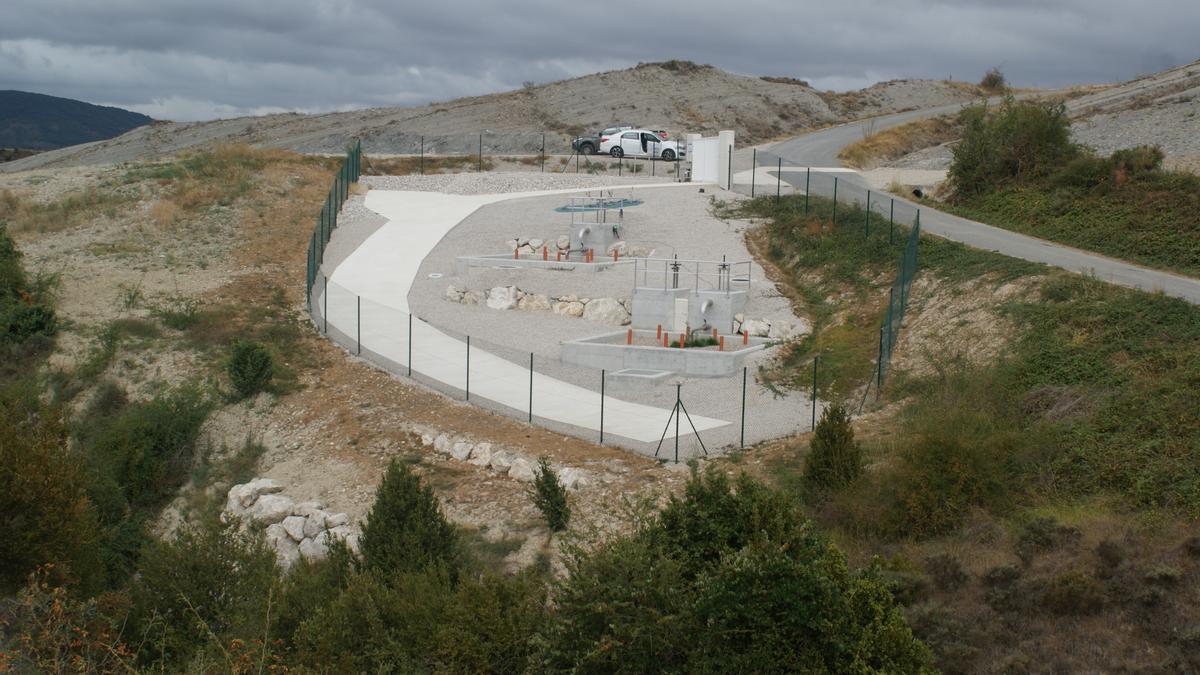 Meoz, con 20 habitantes, se trata de una de las localidades más pequeñas en disponer estación depuradora con tres etapas de decantación, filtro y humedal.