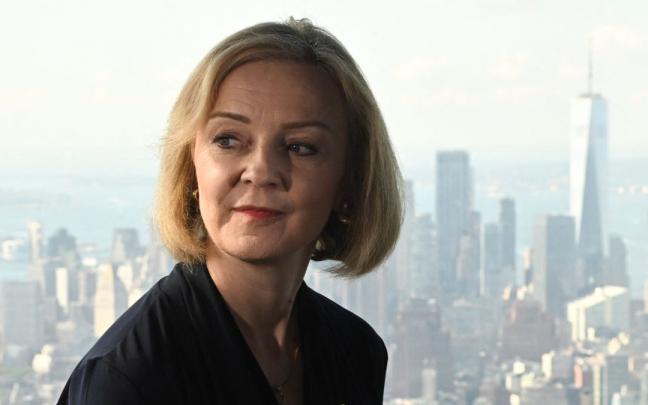 La primera ministra británica Liz Truss. La primera ministra británica Liz Truss.