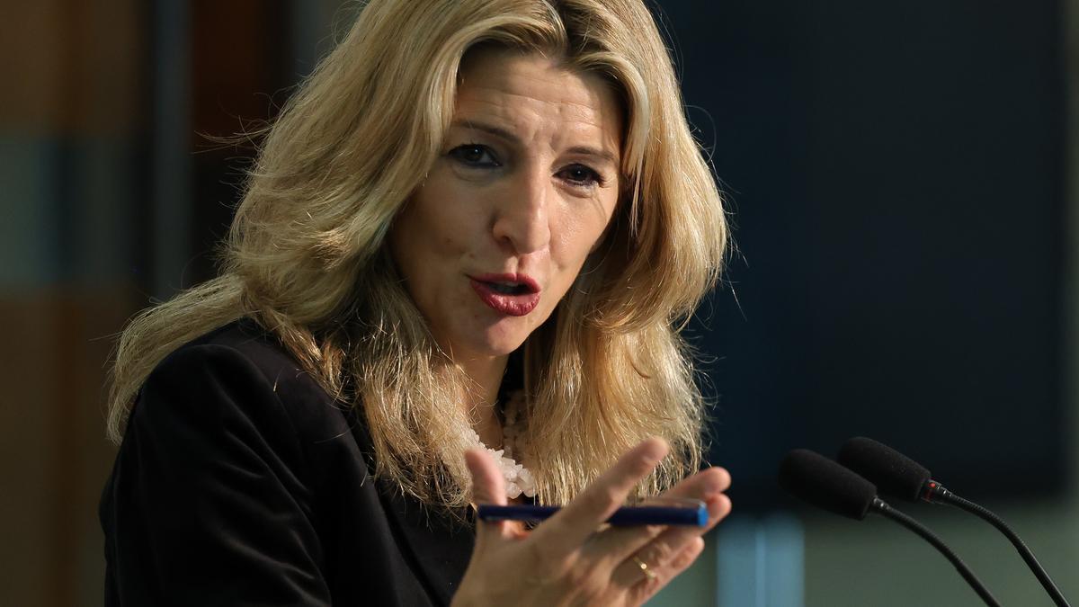 La vicepresidenta segunda y ministra de Trabajo y Economía Social, Yolanda Díaz.