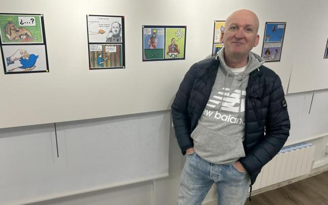 Decenas de vi&ntilde;etas del humorista gr&aacute;fico estar&aacute;n expuestas hasta el 26 de febrero.