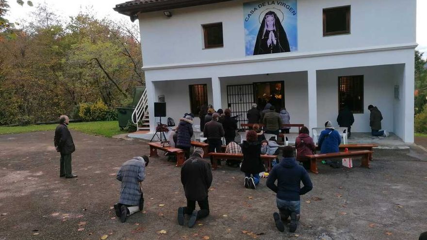 Santa Eucaristía en el Santuario de Umbe.