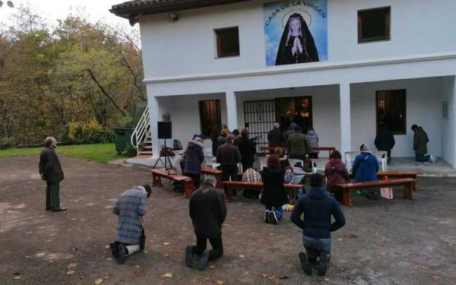 Santa Eucarist&iacute;a en el Santuario de Umbe.