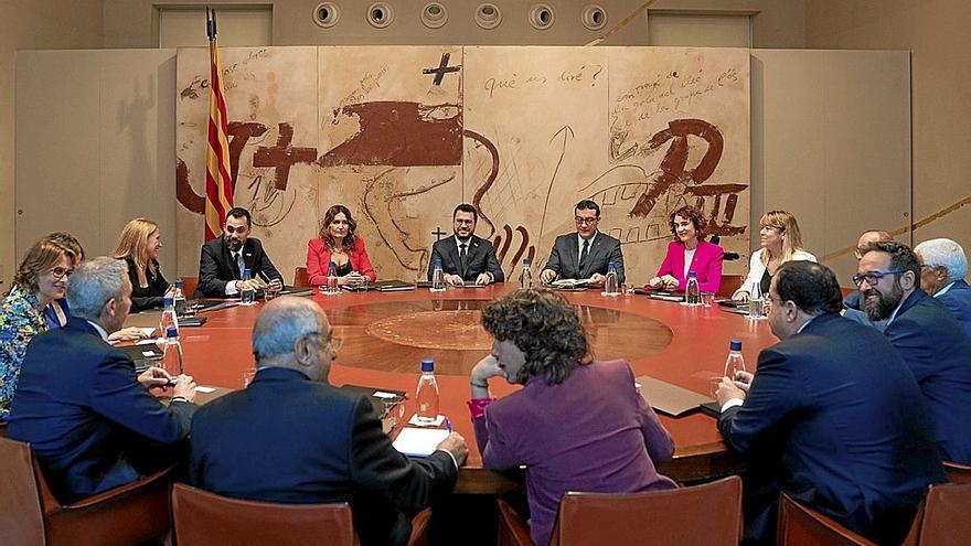 Primera reunión del nuevo gabinete sin la presencia de JxCat