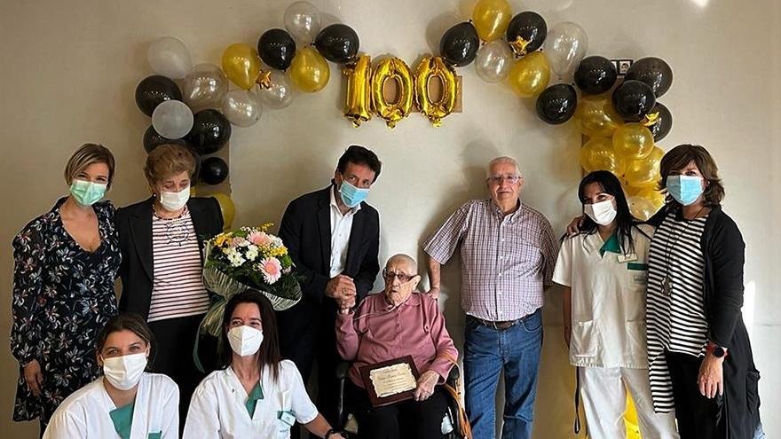 La basauritarra Obdulia Herrera celebra sus 100 años