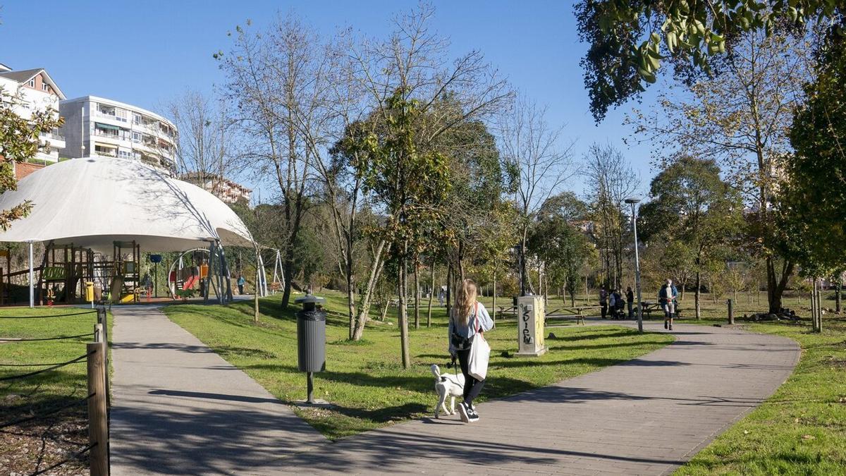 Parque Arrobitxulo, a donde se trasladará el skate park de Txaparrene.