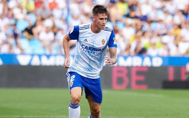 Vigaray durante su primera temporada en el Zaragoza, la más exitosa en su periplo maño