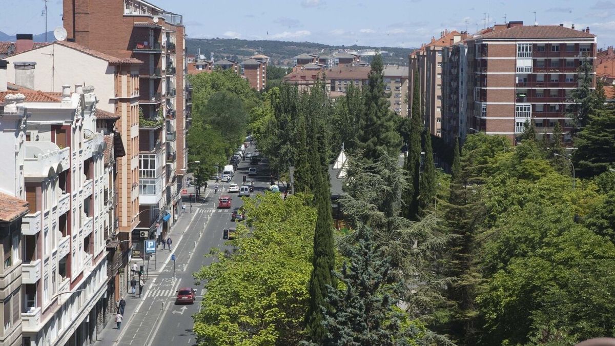 Panor&aacute;mica de viviendas en la calle Los Herr&aacute;n.