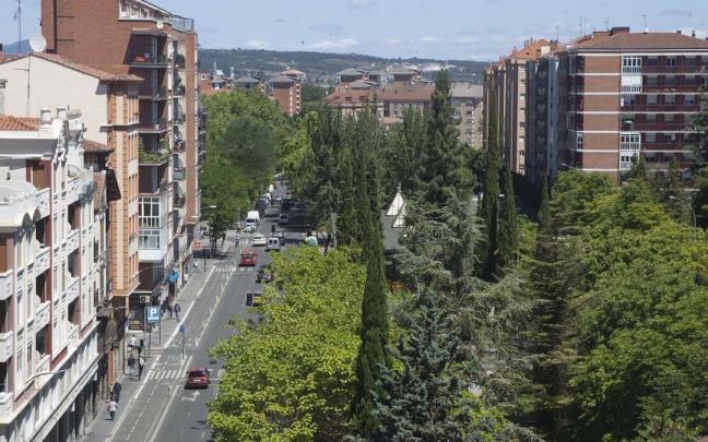 Panor&aacute;mica de viviendas en la calle Los Herr&aacute;n.