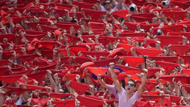 Txupinazo de San Fermín.